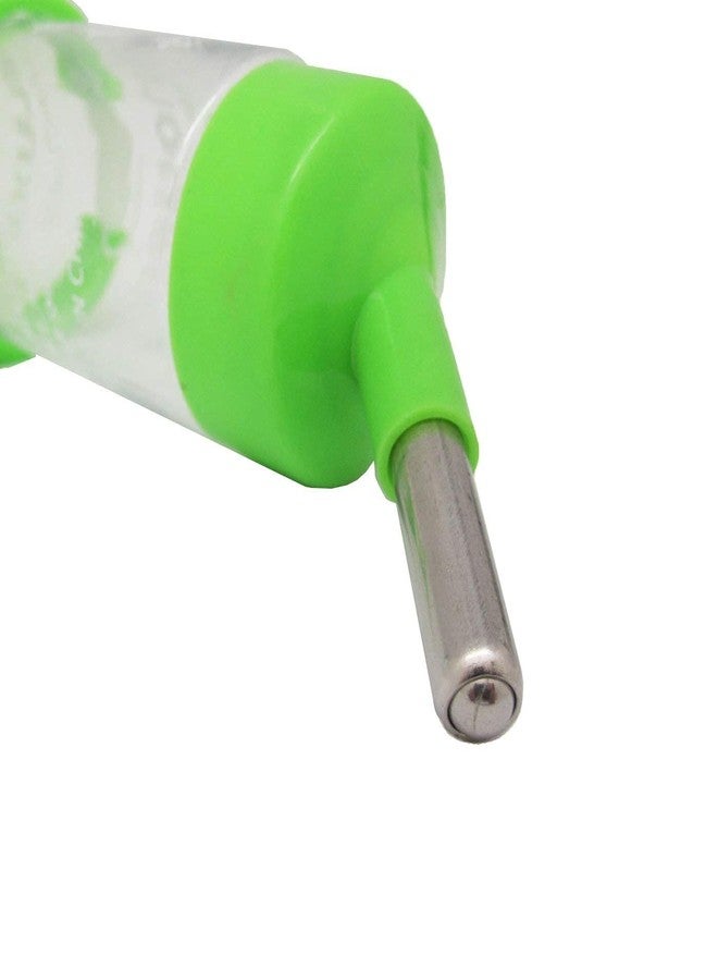 DreamAuro Leak Proof Cage Attachment Water Bottle Cum Feeder for Hamster, Guinea Pig, Rabbit, Puppy, Cat, Kitten, Dwarf, Gerbil, Mice and Ferret (125 ml, Green) - Image 5